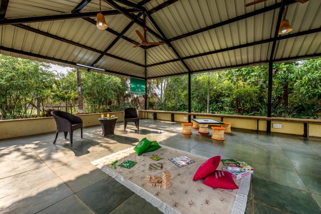 Saffronstays Lakeview Nivara - Farm Stay Villa With Private Pool Near Pune Exterior photo